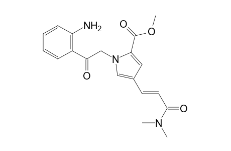 1-[2-(2-Aminophenyl)-2oxoethyl]-4-[(1E)-3-(dimethylamino)-3-oxoprop-1-enyl]-1H-pyrrole-2-carboxylicacid methyl ester