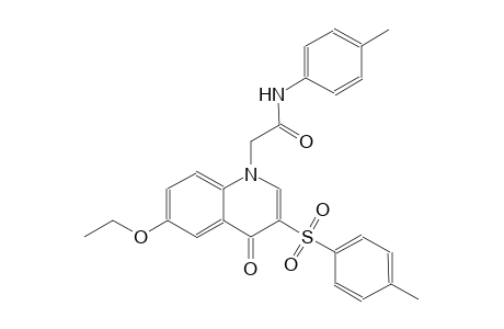 1-quinolineacetamide, 6-ethoxy-1,4-dihydro-N-(4-methylphenyl)-3-[(4-methylphenyl)sulfonyl]-4-oxo-