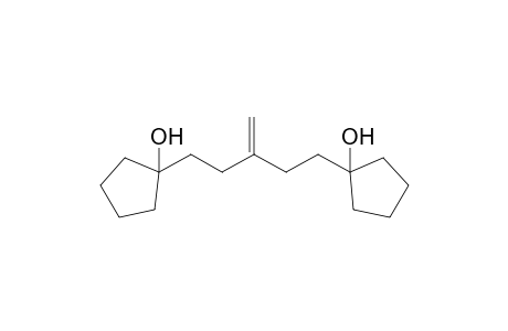 1-{3-[2-(1-Hydroxycyclopentyl)ethyl]but-3-enyl}cyclopentan-1-ol