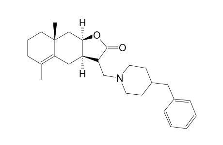 (3aR,8aR,9aR)-3-[(4-benzyl-1-piperidyl)methyl]-5,8a-dimethyl-3,3a,4,6,7,8,9,9a-octahydrobenzo[f]benzofuran-2-one