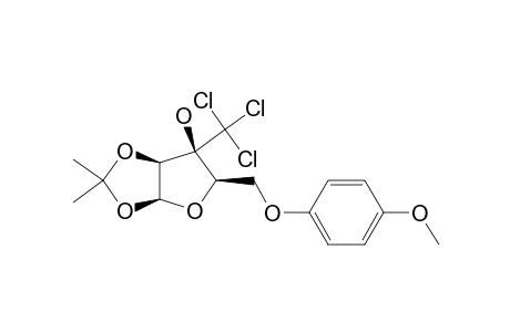 1,2-O-ISOPROPYLIDENE-5-O-PARA-METHOXYPHENYL-3-C-TRICHLOROMETHYL-BETA-D-LYXOFURANOSE