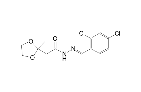 1,3-dioxolane-2-acetic acid, 2-methyl-, 2-[(E)-(2,4-dichlorophenyl)methylidene]hydrazide