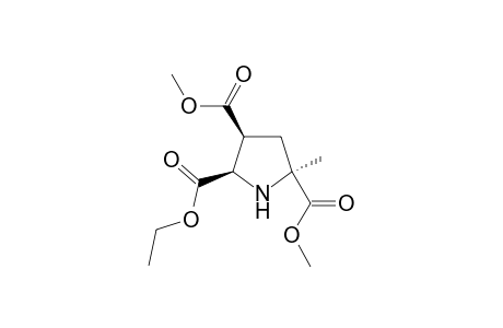 2-Ethyl 3,5-dimethyl (2R*,3S*,5S*)-5-methylpyrrolidine-2,3,5-tricarboxylate
