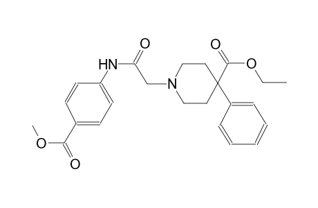 4-piperidinecarboxylic acid, 1-[2-[[4-(methoxycarbonyl)phenyl]amino]-2-oxoethyl]-4-phenyl-, ethyl ester