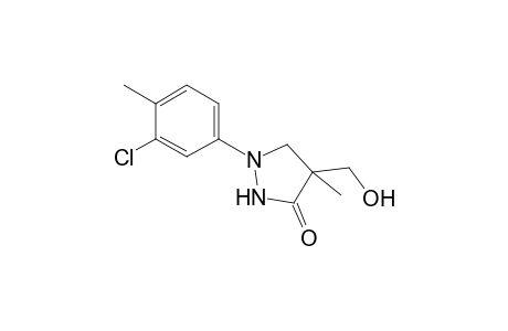 3-Pyrazolidinone, 1-(3-chloro-4-methylphenyl)-4-(hydroxymethyl)-4-methyl-
