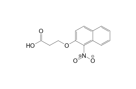 Propanoic acid, 3-[(1-nitro-2-naphthalenyl)oxy]-