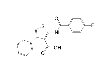 2-[(4-fluorobenzoyl)amino]-4-phenyl-3-thiophenecarboxylic acid