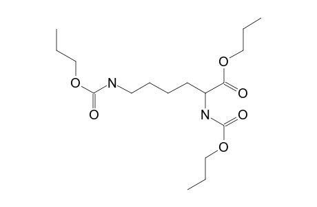 L-Lysine, N,N'-bis(N-propyloxycarbonyl)-, N-propyl ester