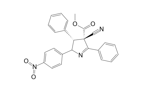 3-Cyano-3-(methoxycarbonyl)-5-(4'-nitrophenyl)-2,4-diphenylpyrroline