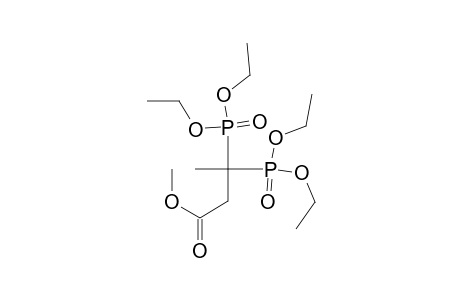 3,3-bis(diethoxyphosphoryl)butanoic acid methyl ester