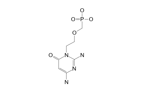 2,4-DIAMINO-1-[2-(PHOSPHONOMETHOXY)-ETHYL]-PYRIMIDIN-6(1H)-ONE