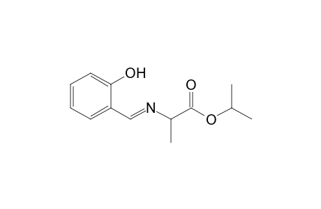 Isopropyl 2-{[1'-(2"-hydroxyphenyl)methylidene]amino}propanoate