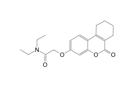 acetamide, N,N-diethyl-2-[(7,8,9,10-tetrahydro-6-oxo-6H-dibenzo[b,d]pyran-3-yl)oxy]-