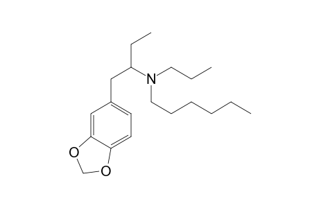 N-Hexyl-N-propyl-1-(3,4-methylenedioxyphenyl)butan-2-amine