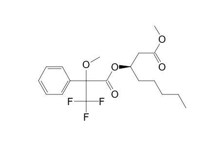 Benzeneacetic acid, .alpha.-methoxy-.alpha.-(trifluoromethyl)-, 1-(2-methoxy-2-oxoethyl)hexyl ester, [R-(R*,R*)]-