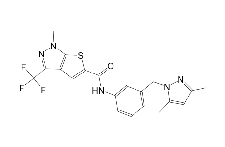 1H-thieno[2,3-c]pyrazole-5-carboxamide, N-[3-[(3,5-dimethyl-1H-pyrazol-1-yl)methyl]phenyl]-1-methyl-3-(trifluoromethyl)-