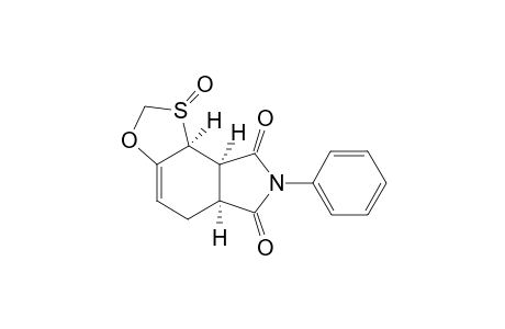 5H-[1,3]Oxathiolo[4,5-e]isoindole-6,8(5aH,7H)-dione, 8a,8b-dihydro-7-phenyl-, 1-oxide, (1.alpha.,5a.alpha.,8a.alpha.,8b.a lpha.)-