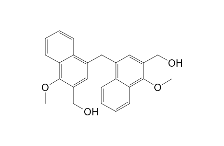 [1-methoxy-4-[(4-methoxy-3-methylol-1-naphthyl)methyl]-2-naphthyl]methanol