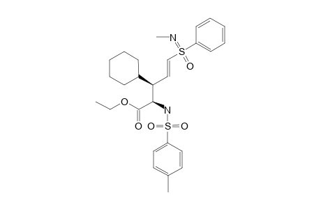 (+)-(E,S(S),2S,3R)-5-(N-METHYL-S-PHENYLSULFONIMIDOYL)-3-CYCLOHEXYL-2-(TOLUENE-4-SULFONYLAMINO)-PENT-4-ENOIC-ACID-ETHYLESTER
