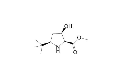 (2S,3R,5R)-Methyl 5-tert-butyl-3-hydroxypyrrolidine-2-carboxylate