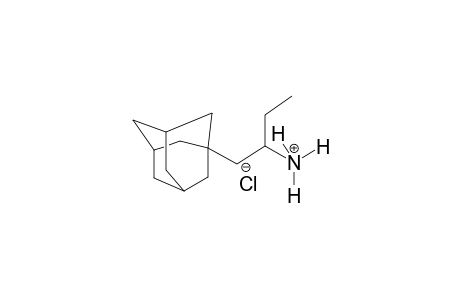 tricyclo[3.3.1.1~3,7~]decane-1-ethanaminium, alpha-ethyl-, chloride