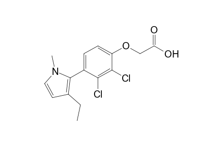 [4'-(3"-Ethyl-1"-methyl-2"-pyrrolyl)-2',3'-dichlorophenoxy]-acetic acid