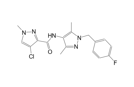 4-chloro-N-[1-(4-fluorobenzyl)-3,5-dimethyl-1H-pyrazol-4-yl]-1-methyl-1H-pyrazole-3-carboxamide