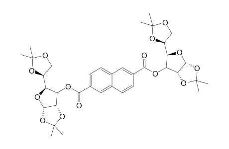 (-)-Bis(1,2:5,6-Di-O-Isopropylidene-.alpha.,D-glucofuranosyl)naphthalene-2,6-dicarboxylate