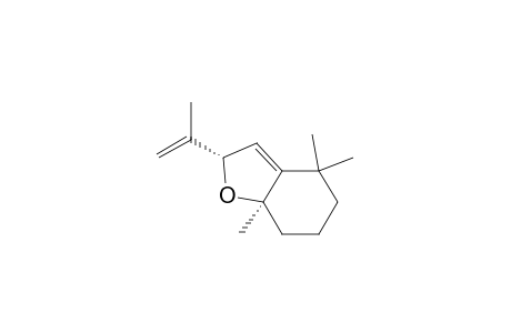 Benzofuran, 2,4,5,6,7,7a-hexahydro-4,4,7a-trimethyl-2-(1-methylethenyl)-, cis-