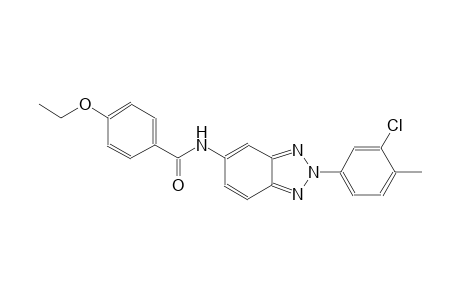 benzamide, N-[2-(3-chloro-4-methylphenyl)-2H-1,2,3-benzotriazol-5-yl]-4-ethoxy-