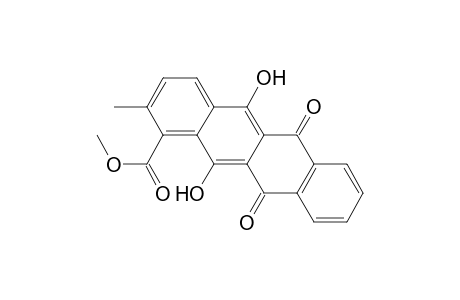 1-Naphthacenecarboxylic acid, 6,11-dihydro-5,12-dihydroxy-2-methyl-6,11-dioxo-, methyl ester