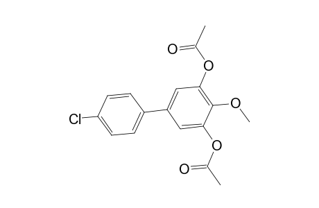 [1,1'-Biphenyl]-3,5-diol, 4'-chloro-4-methoxy-, diacetate