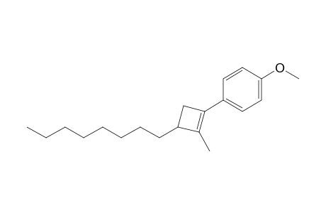 1-Methoxy-4-(2-methyl-3-octylcyclobut-1-en-1-yl)benzene