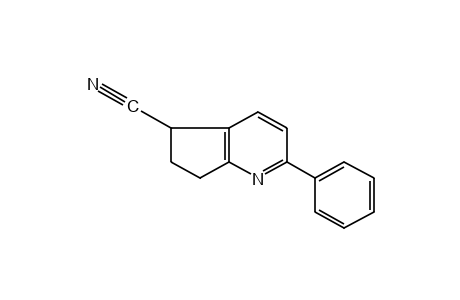6,7-dihydro-2-phenyl-5H-pyrindine-5-carbonitrile