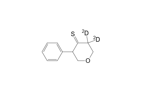 3-Phenyl-5,5-dideutero-tetrahydro-4-thiopyrone