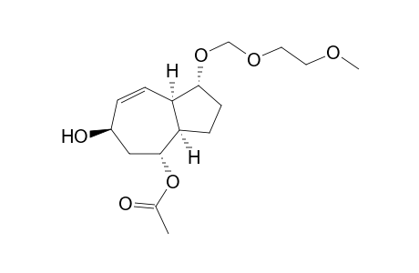 4-Acetoxy-1-[(2-methoxyethoxy)methoxy]-1.alpha.,2,3,3a.alpha.,4.alpha.,5,6.beta.,8a.alpha.-octahydroazulen-6-ol