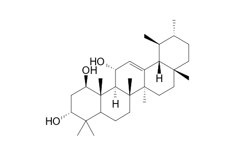 1-beta,3-alpha,11-alpha-Trihydroxy-urs-12-ene