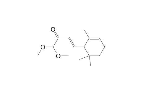 1,1-Dimethoxy-4-(2,6,6-trimethyl-2-cyclohexen-1-yl)-3-buten-2-one
