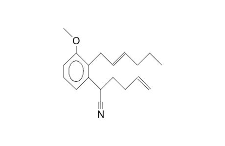 2-(2-[2(E)-Hexenyl]-3-methoxy-phenyl)-5-hexenenitrile