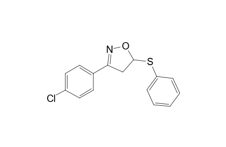 3-(4-Chlorophenyl)-5-(phenylthio)-2-isoxazoline