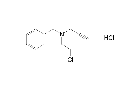 N-(2-chloroethyl)-N-(2-propynyl)benzylamine, hydrochloride