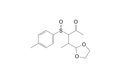 4-(1,3-dioxolan-2-yl)-3-(4-methylphenyl)sulfinyl-pentan-2-one