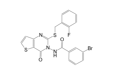 benzamide, 3-bromo-N-(2-[[(2-fluorophenyl)methyl]thio]-4-oxothieno[3,2-d]pyrimidin-3(4H)-yl)-