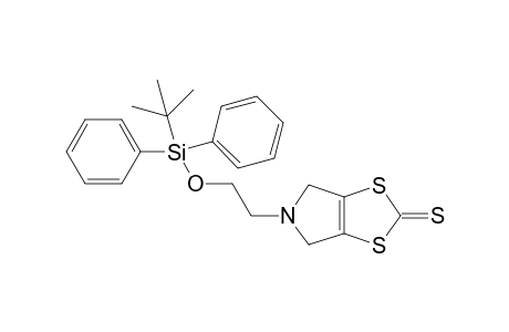 5-[2-[tert-butyl(diphenyl)silyl]oxyethyl]-4,6-dihydro-[1,3]dithiolo[4,5-c]pyrrole-2-thione