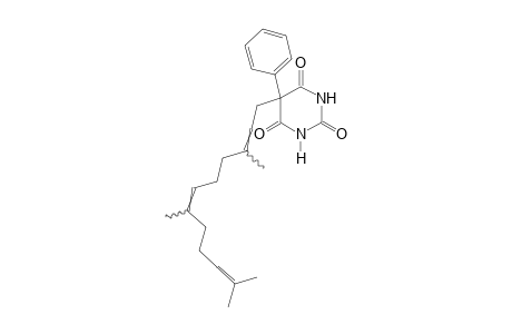 5-PHENYL-5-(3,7,11-TRIMETHYL-2,6,10-DODECATRIENYL)BARBITURIC ACID