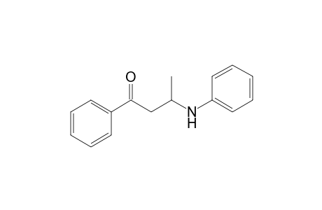 3-Anilino-1-phenylbutan-1-one