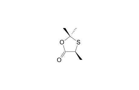 2,2,4-TRIMETHYL-1,3-OXATHIOLAN-5-ONE