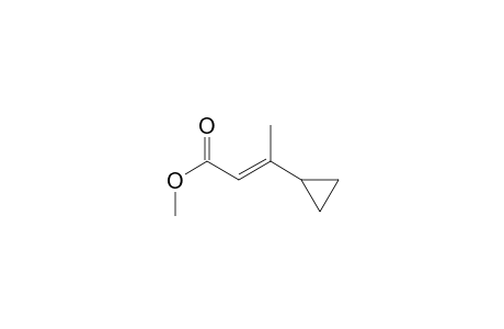 (E)-3-cyclopropyl-2-butenoic acid methyl ester