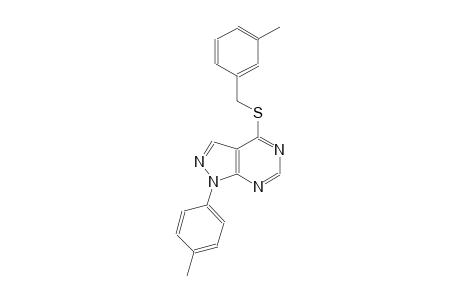 3-methylbenzyl 1-(4-methylphenyl)-1H-pyrazolo[3,4-d]pyrimidin-4-yl sulfide