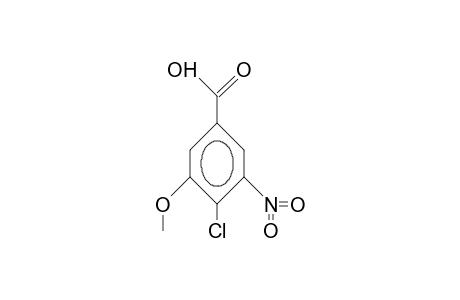 3-Nitro-4-chloro-5-methoxy-benzoic acid